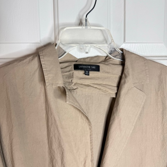 Lafayette 148 New York Buttoned Collared Blouse - Picture 4 of 9